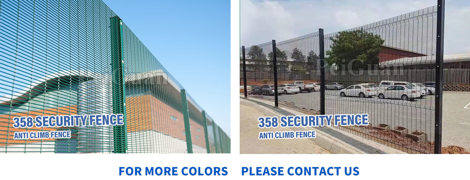 High-Security 358 Anti Climb Fence Welded Mesh Fencing