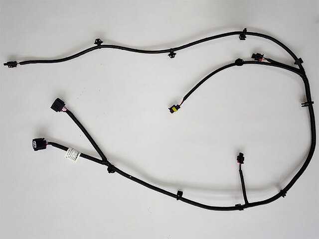 Reverse radar harness