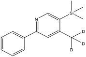 4-(methyl-d3)-2-phenyl-5-(trimethylsilyl)pyridine