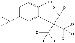 4-(tert-butyl)-2-(2-(methyl-d3)propan-2-yl-1,1,1,3,3,3-d6)phenol