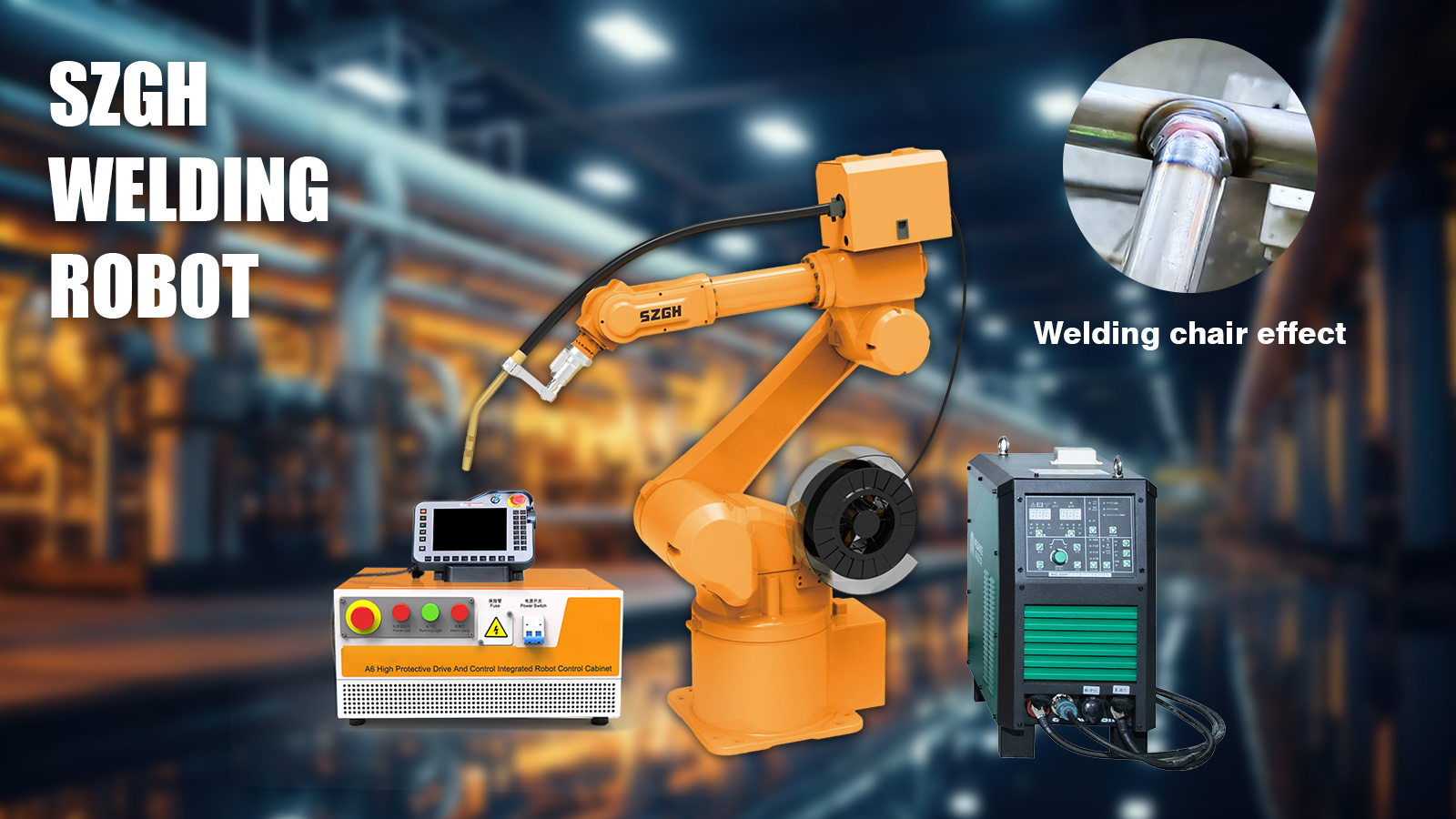 Introducing the SZGH-H1500-B-6: The Ultimate Welding Robot for Chairs and Stools