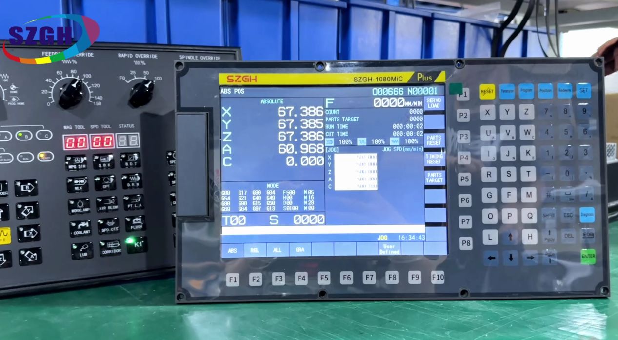 3-5 axis SZGH-1080MIC milling machine controller Modbus Ethercat type efficient and stable cnc milling drilling control