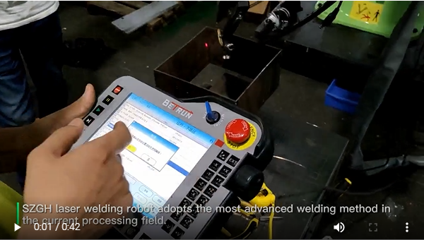 SZGH laser welding robot application