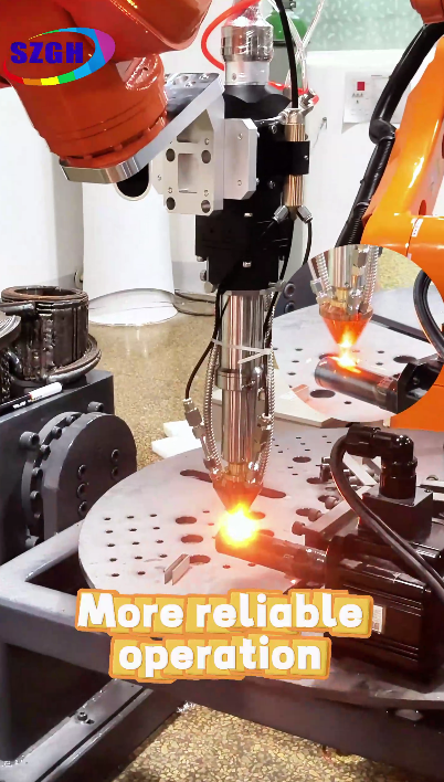 SZGH Robot Application Case Update-Embrace the future of welding with SZGH Robotic Laser Cladding!
