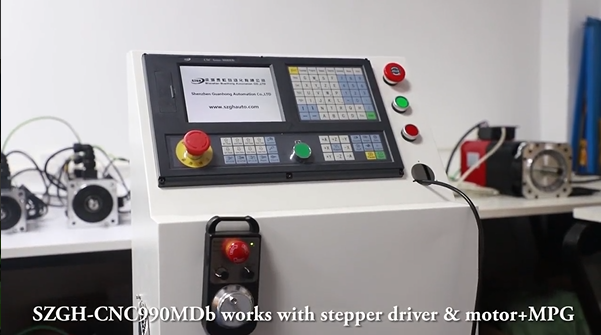 SZGH-CNC990MDb works with stepper driver & motor + MPG