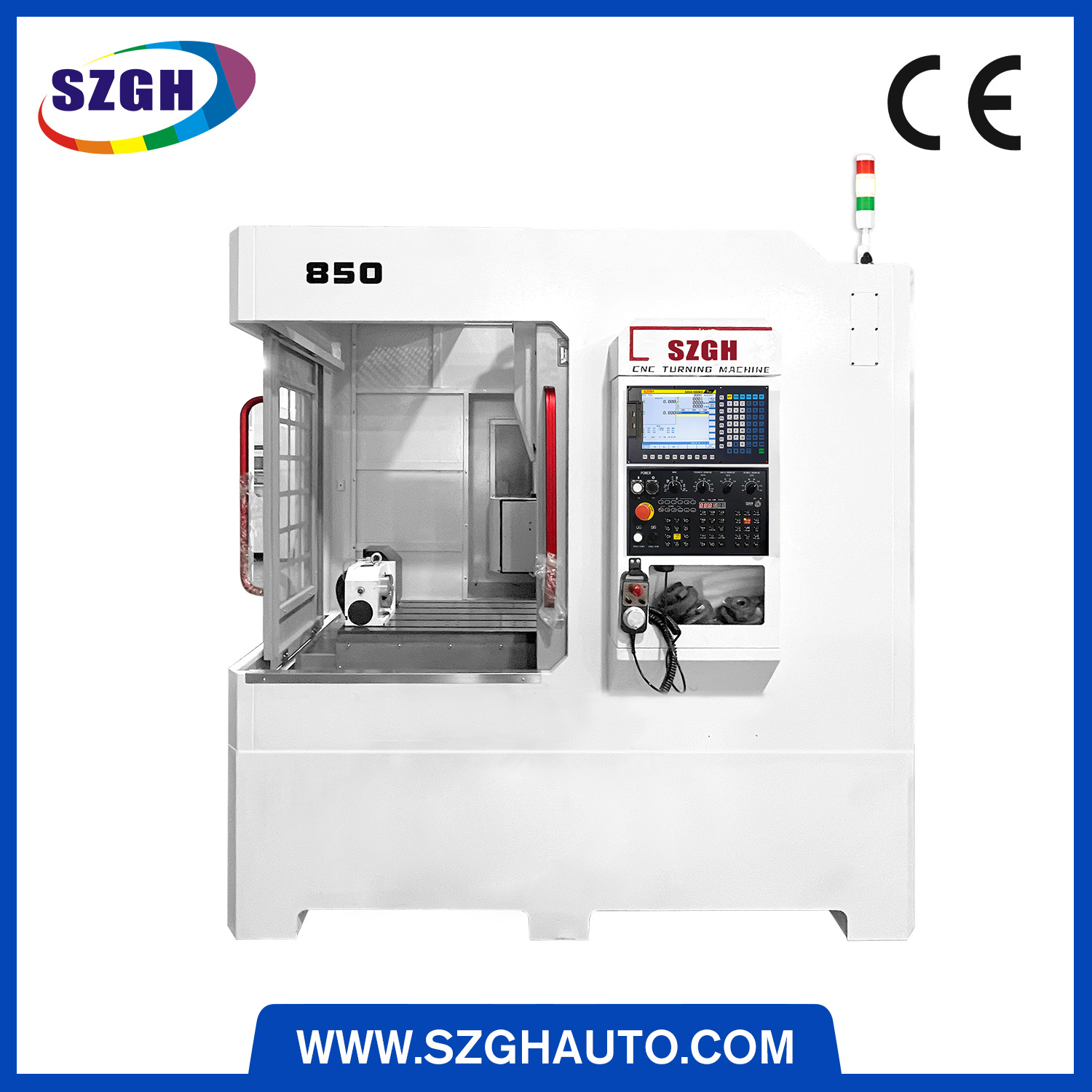 Chian High Quality Factory Price Vertical Machining Center 3/4 Axis CNC Milling Drilling Tapping Function Machine