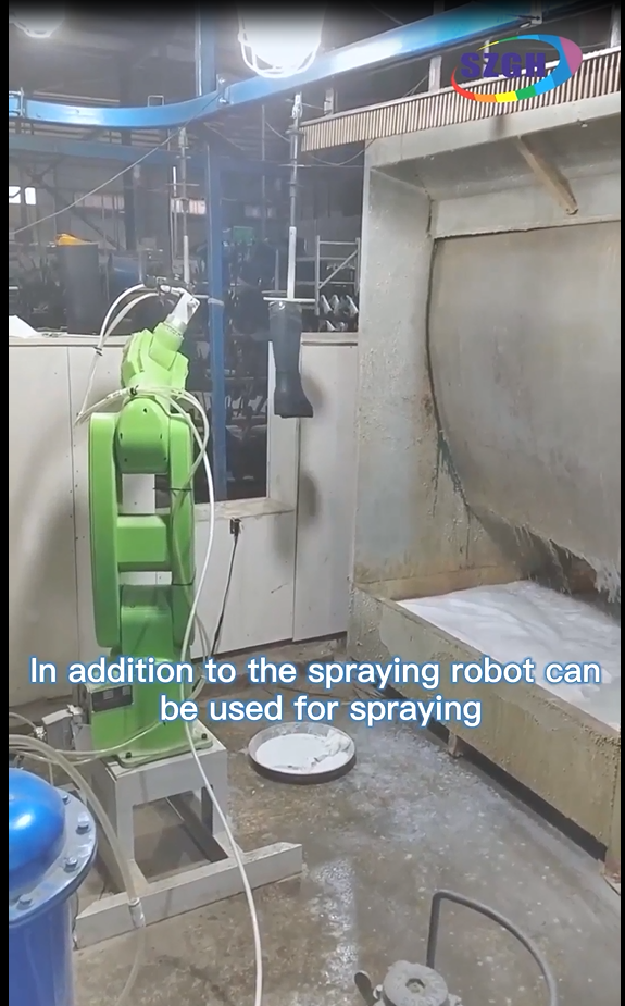 In addition to the spraying robot can be used for spraying, SZGH general robot can also be used for spraying operations
