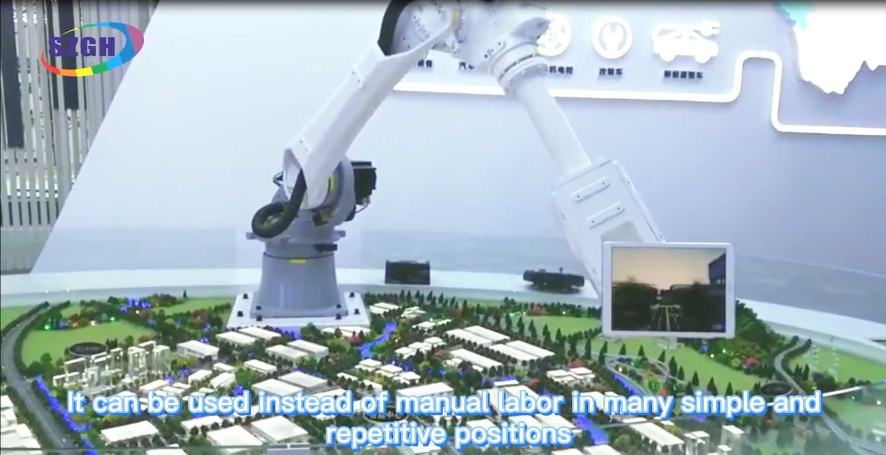 SZGH robot arm can do any job as you want