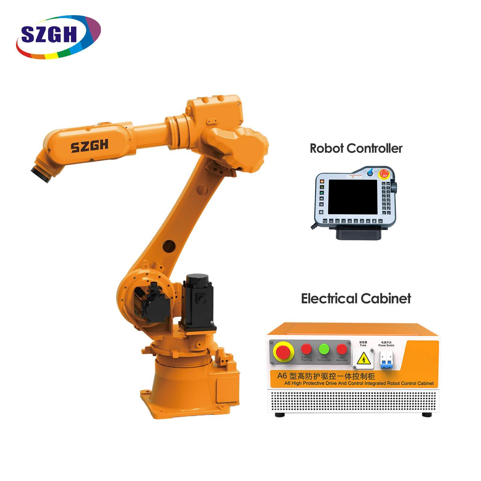 Precision Placement: The SZGH-T1850 Six-Axis Industrial Robot Loading And Connects Parts Safely