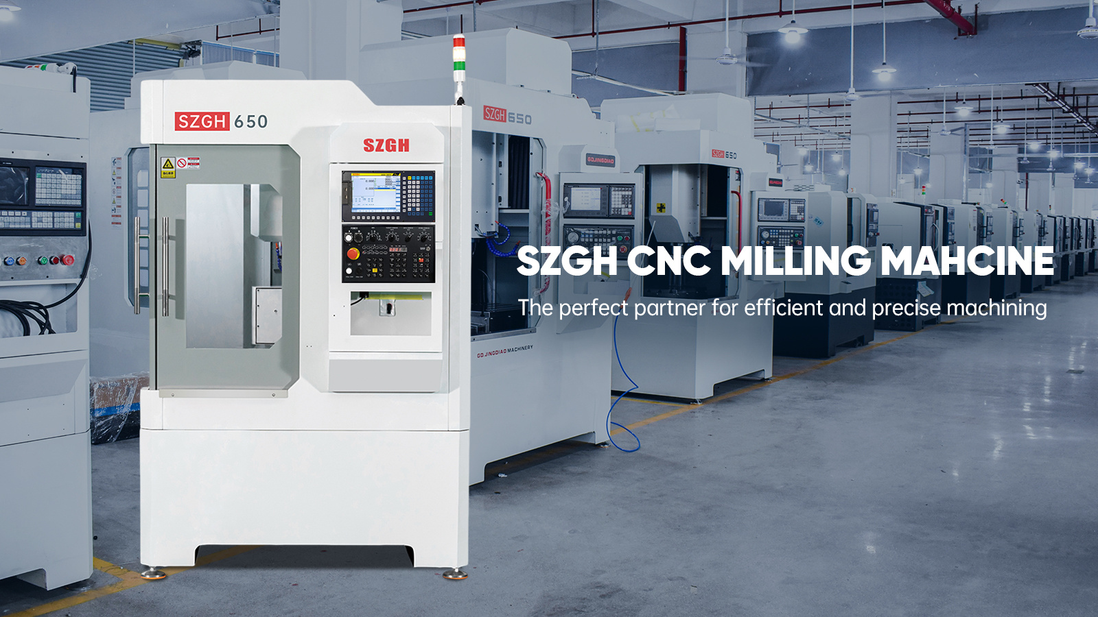 How does cnc milling SZGH-650 acheive efficient and precise machining?