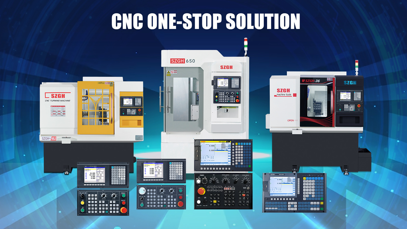 SZGH CNC Lathe And Milling Machines One Stop Service