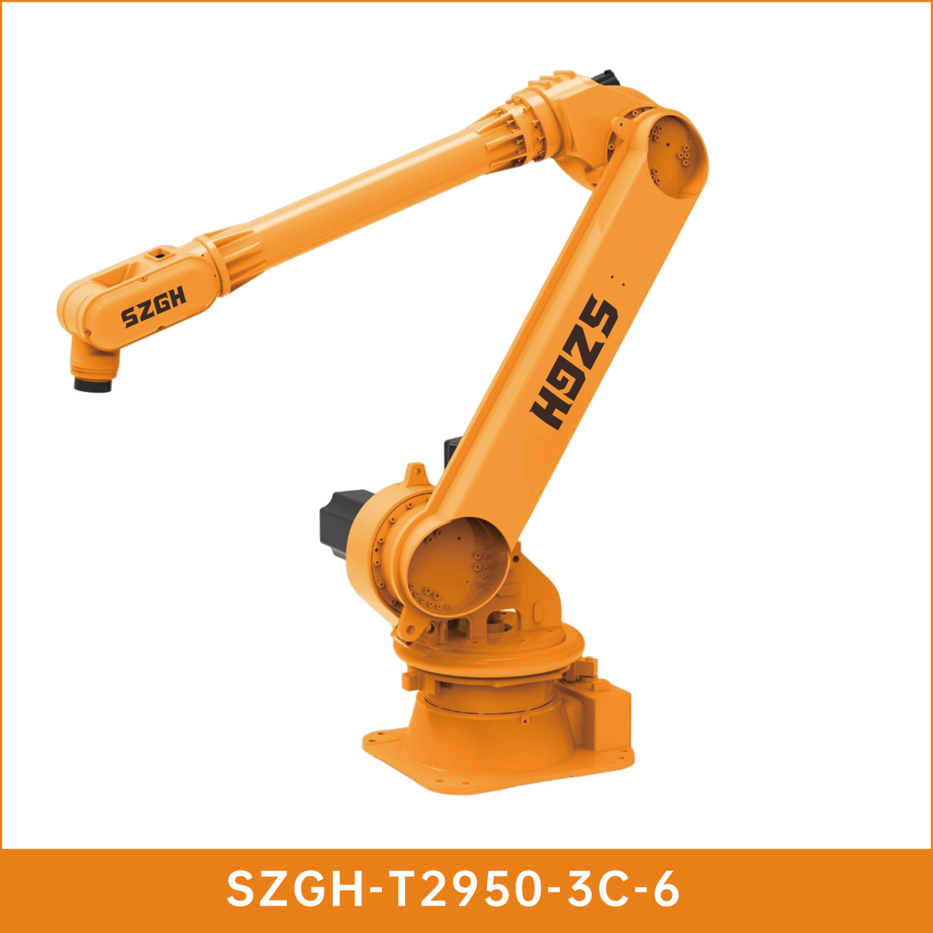 SZGH 6 axis automatic 2950mm loading robotic arm industrial