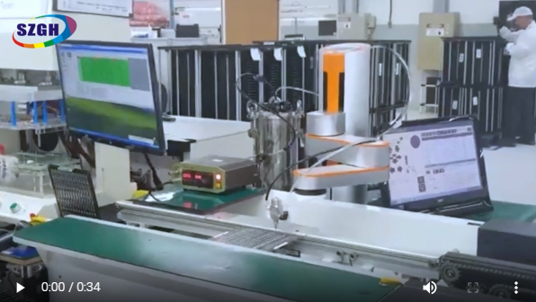 SZGH-arm 4 axis cooperative robot can replace manual to repeat a lot of dispensing work