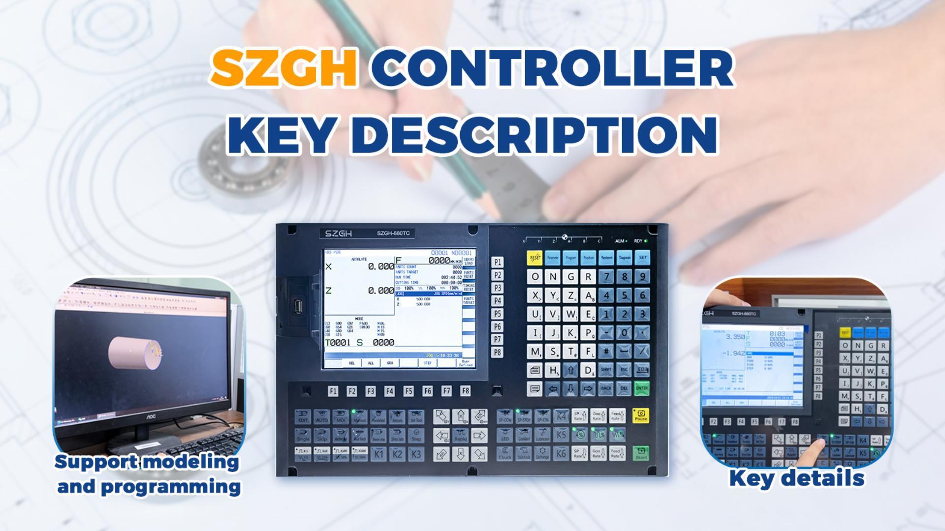 SZGH-880TC lathe controller with Chinese/English/Russian/Thai language systems