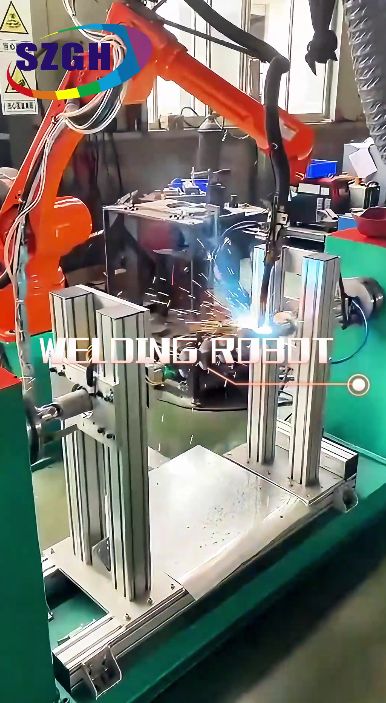 New：SZGH new series welding robot external axis welding application for small parts and large and complex structural parts