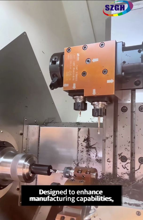 SZGH-46J with side 2 power head: Enhanced turning and milling features