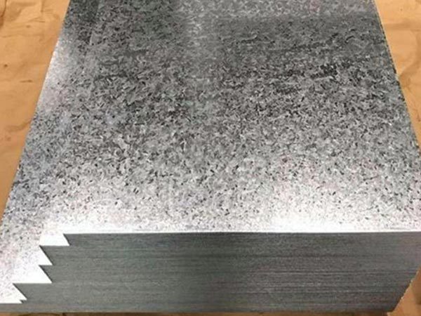 Galvanized steel plate