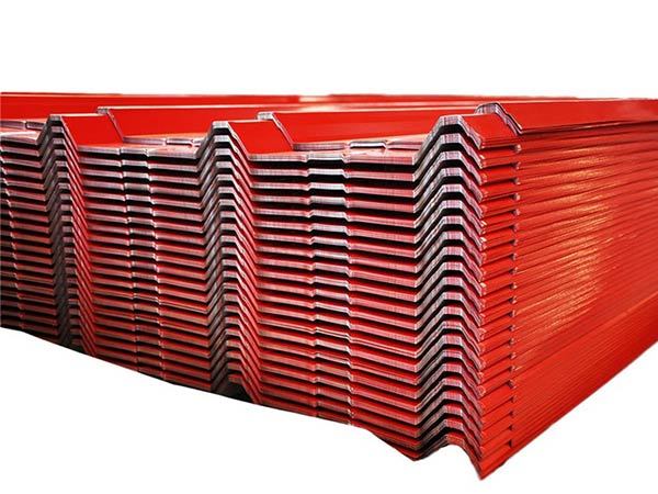 Color coated corrugated board