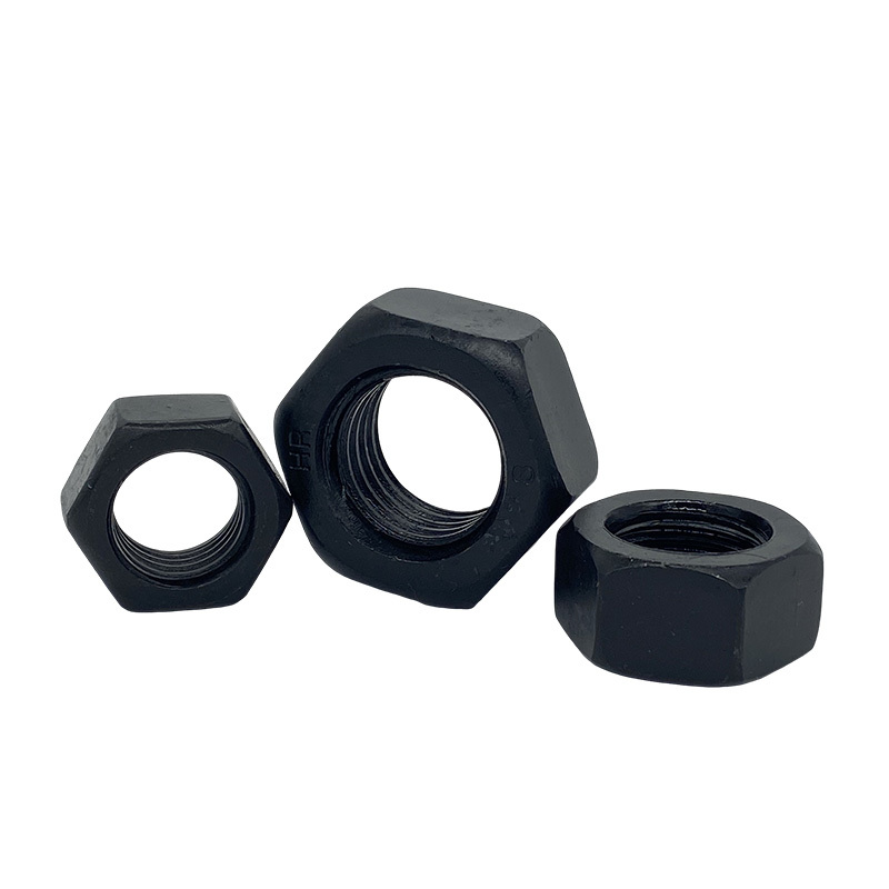 HEX NUTS BLACK GRADE8 10 12