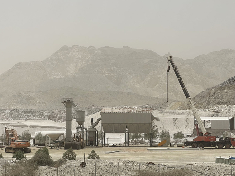 CaCO₃ Grinding mill in Jeddah, Saudi Arabia