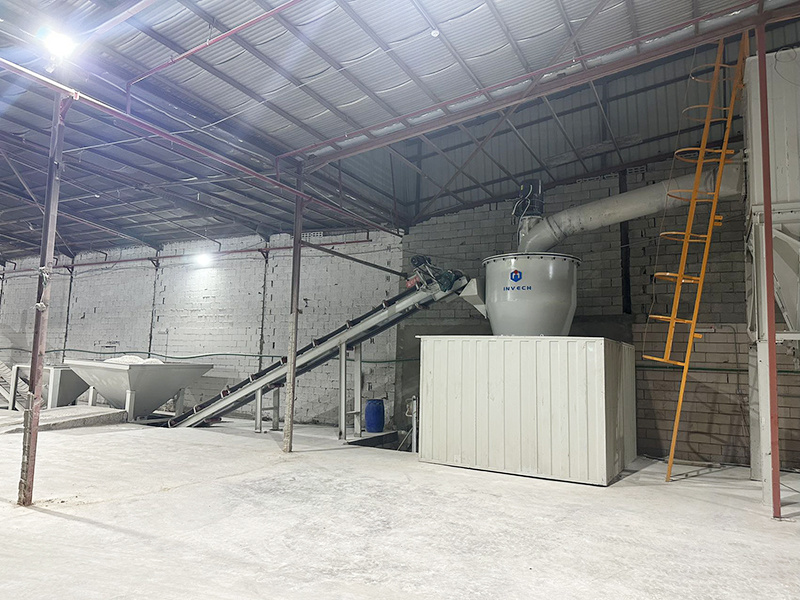 CaCO₃ Grinding mill in RIYADH, SAUDI ARABIA