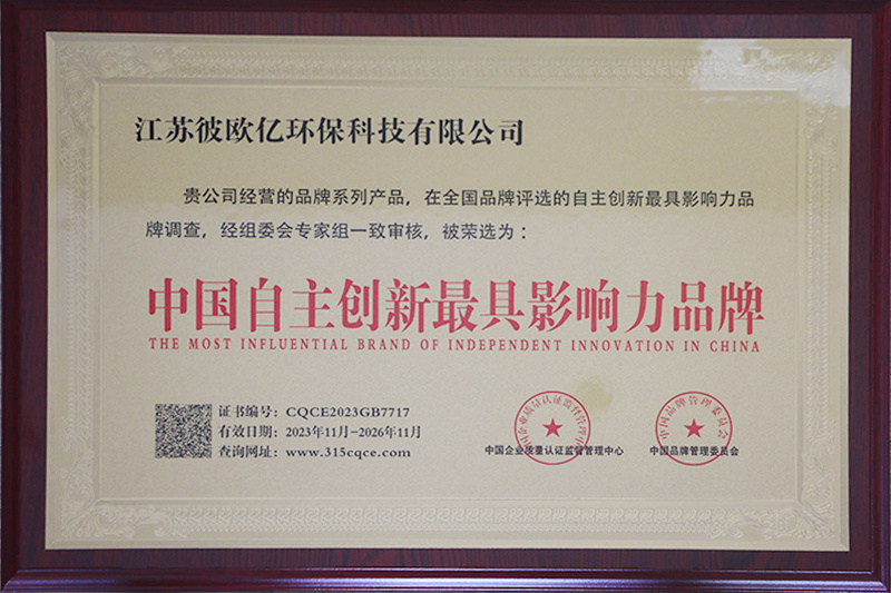 中国自主创新最具影响力品牌