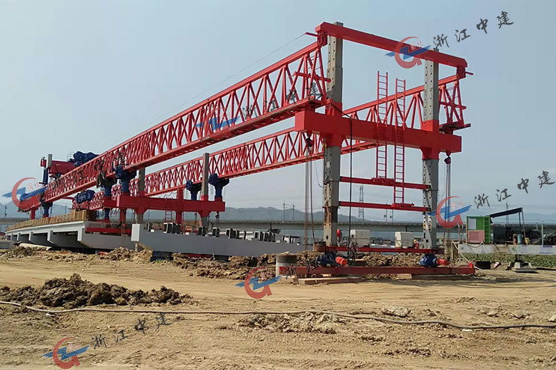 110T integrated bridge erecting machine for reconstruction and expansion project of Shenzhen Shantou West Expressway of Poly Grow up Group