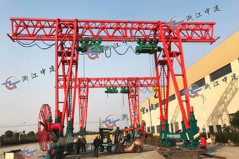 Guangdong Poly Grow up Group, 40T+40T ladder type gantry crane