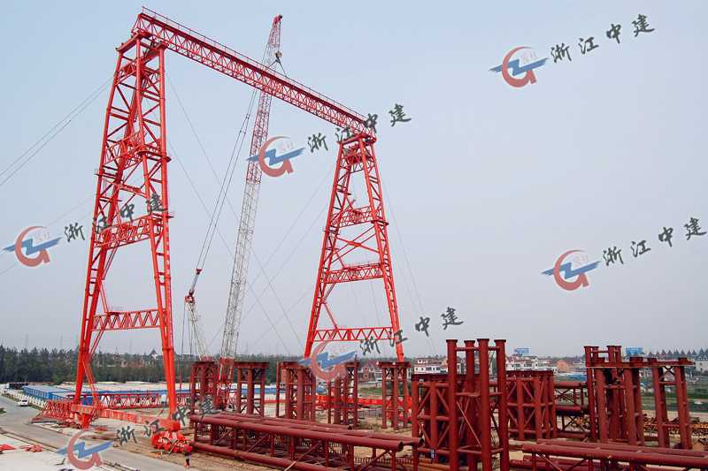 Hangzhou Jiubao Bridge Project, 120T-75M portal crane