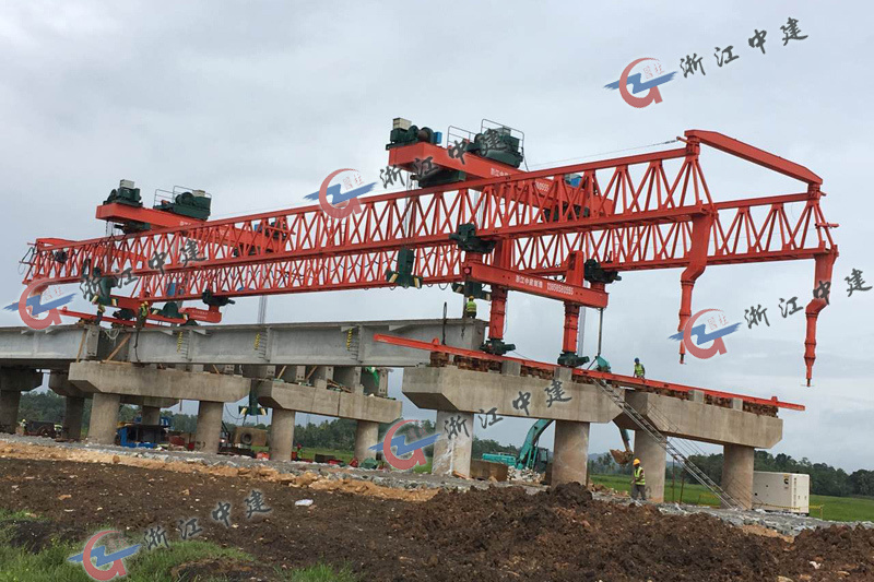 CGCOC South Sri Lanka, 120t bridge erecting machine