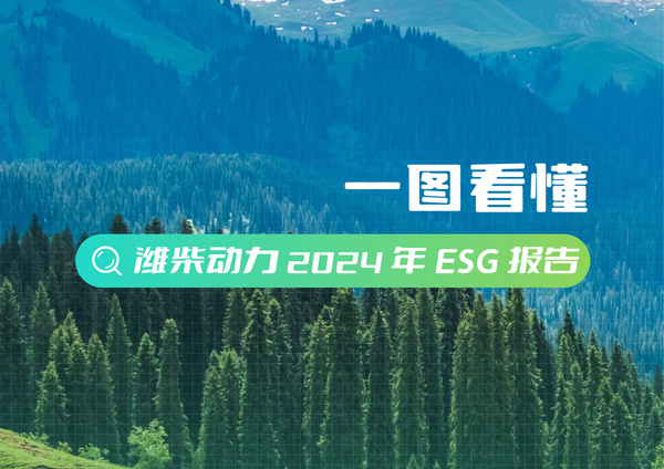 一图看懂山东重工旗下潍柴动力2024年ESG报告