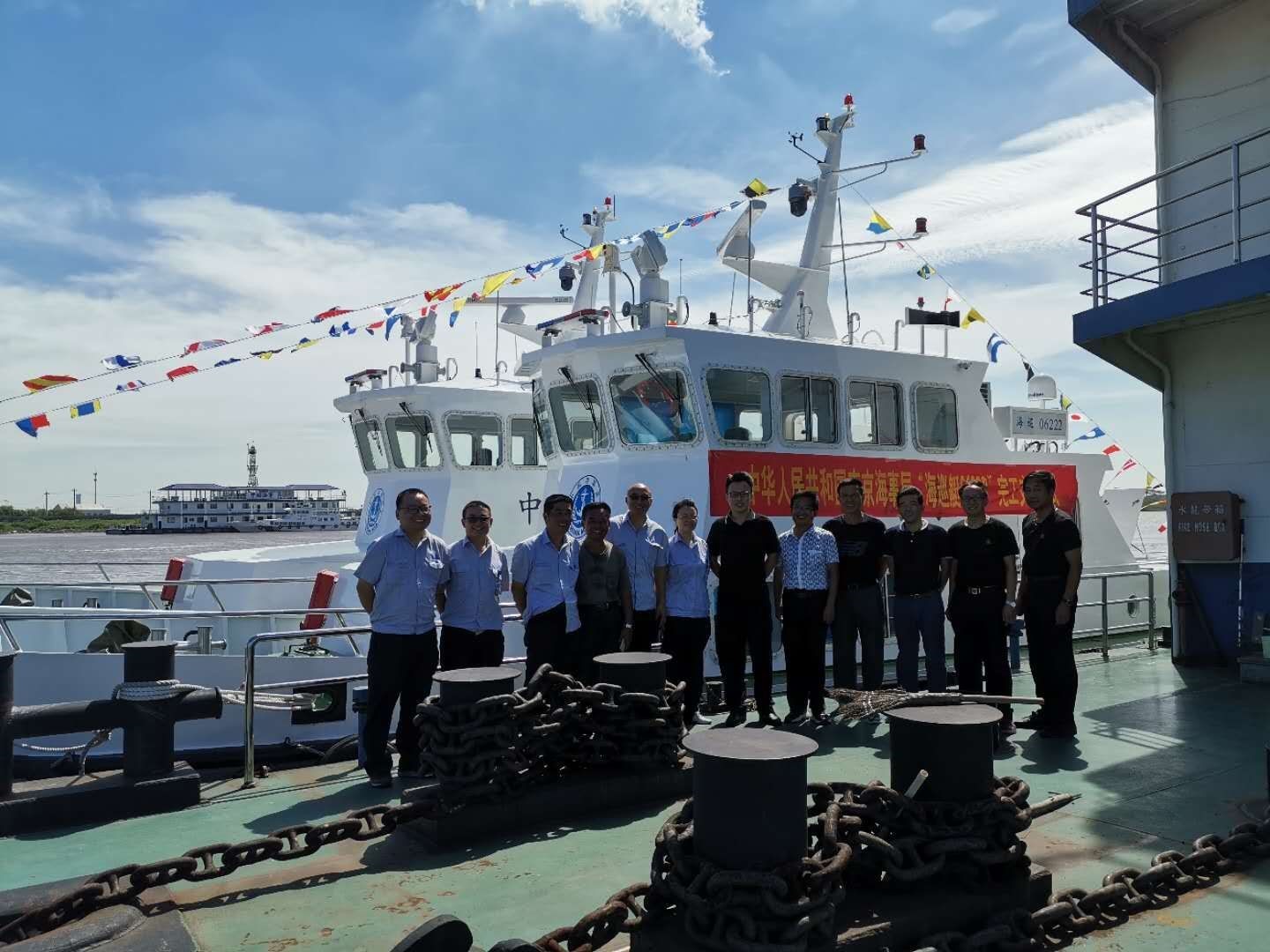 The company's two 20-meter steel and aluminum high-speed law enforcement boats were successfully delivered