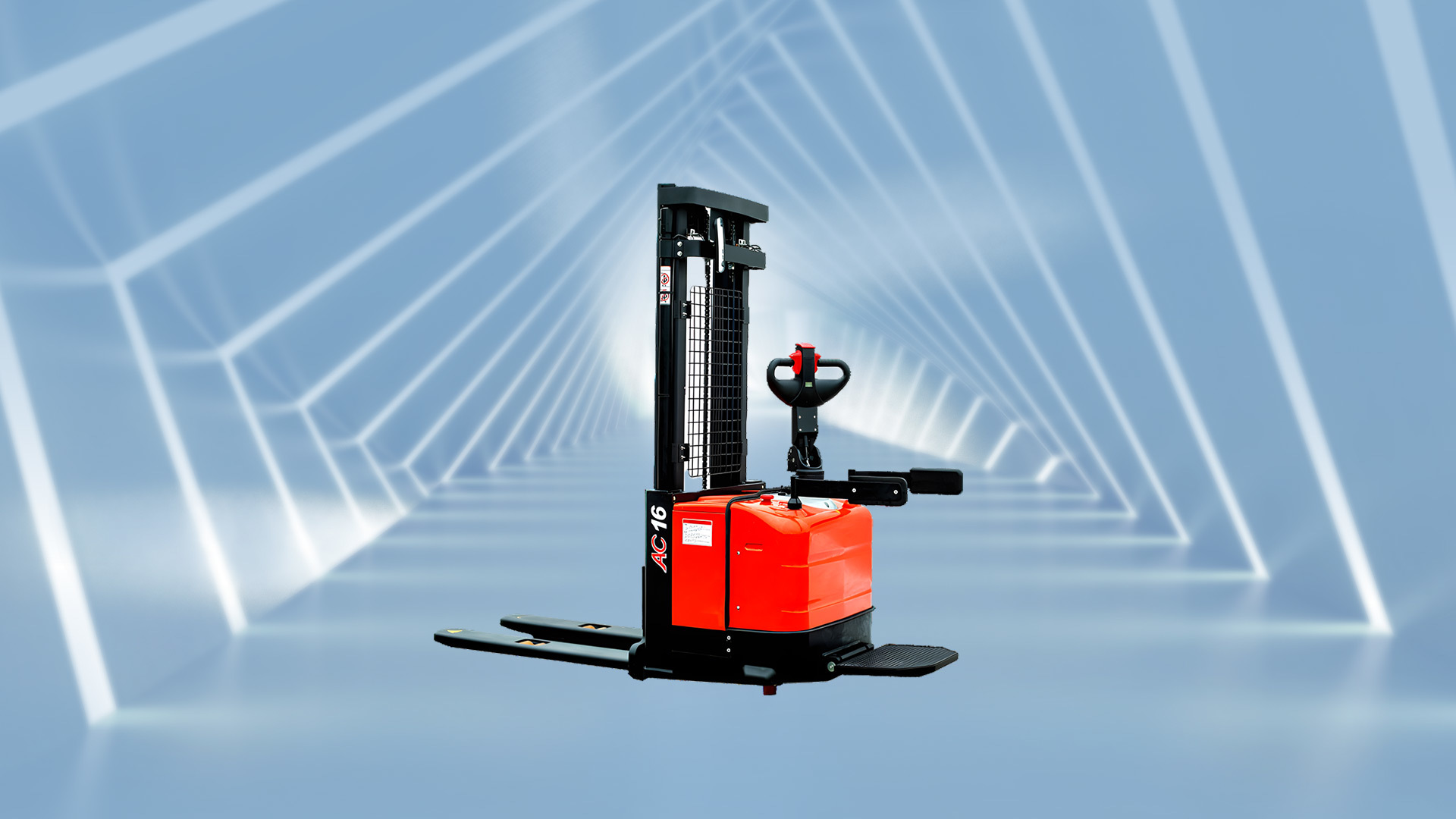 Our main business is the manufacturing of special equipment, which can produce forward moving, seated, pallet stacking trucks, and pallet handling trucks