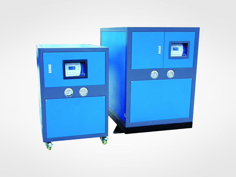What is the principle of industrial ice water machine