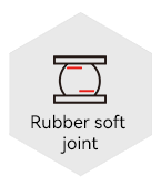 Rubber soft connection