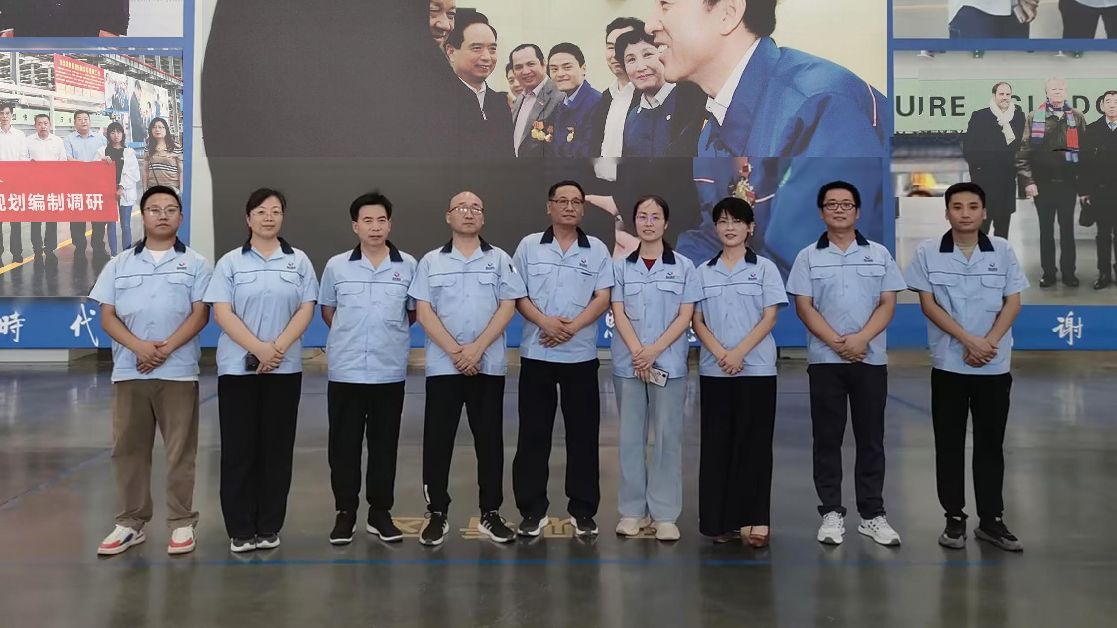 The core team of Gaoke Rubber and Plastic visited Jingjin Equipment for observation and learning.