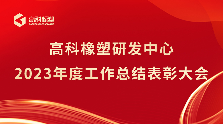 高科橡塑研發中心2023年度工作總結表彰大會圓滿召開