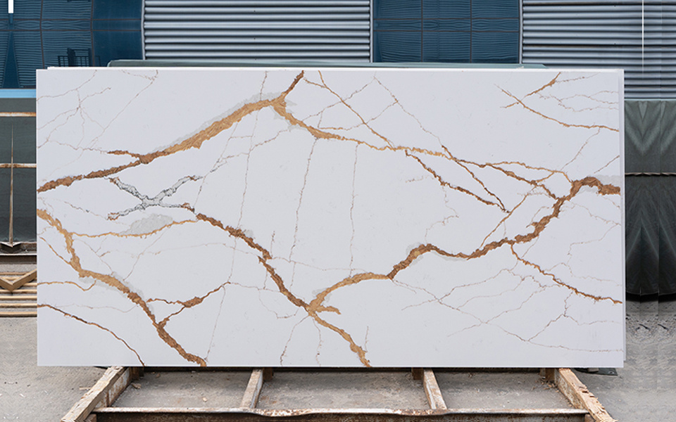 Quartz Calacatta Slab 6171