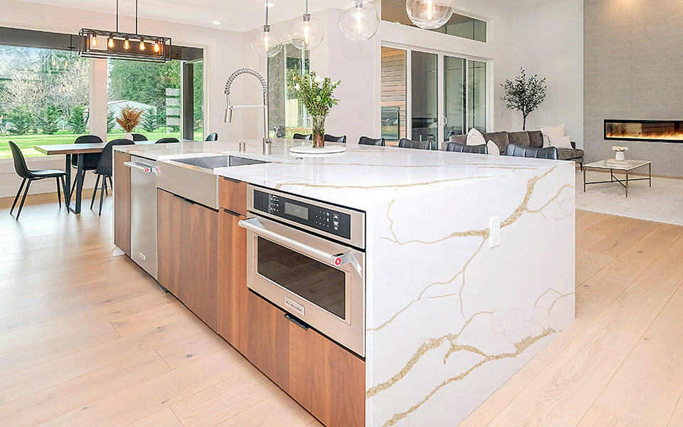 Quartz Calacatta Slab 1003g