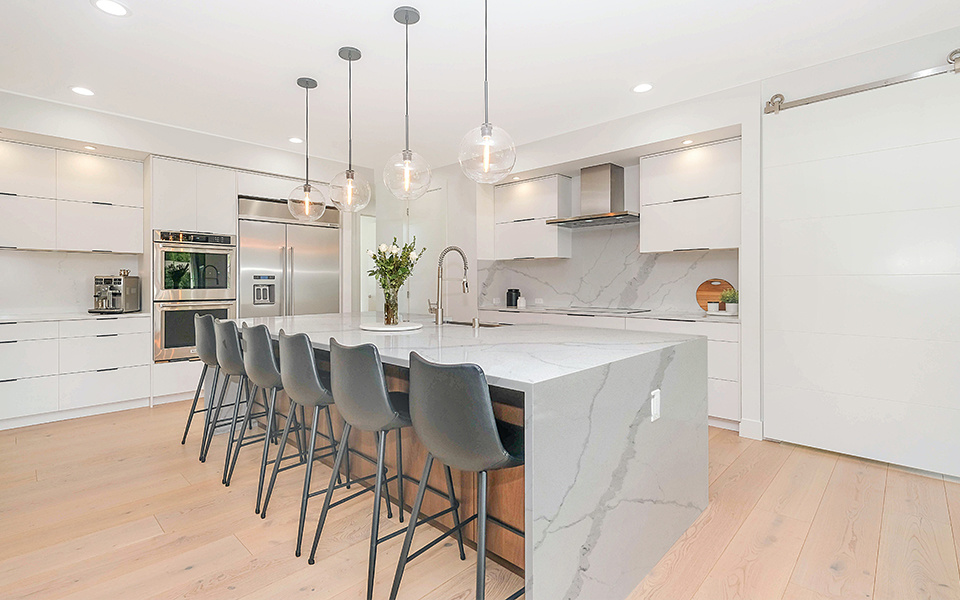 Quartz Calacatta Slab 6078