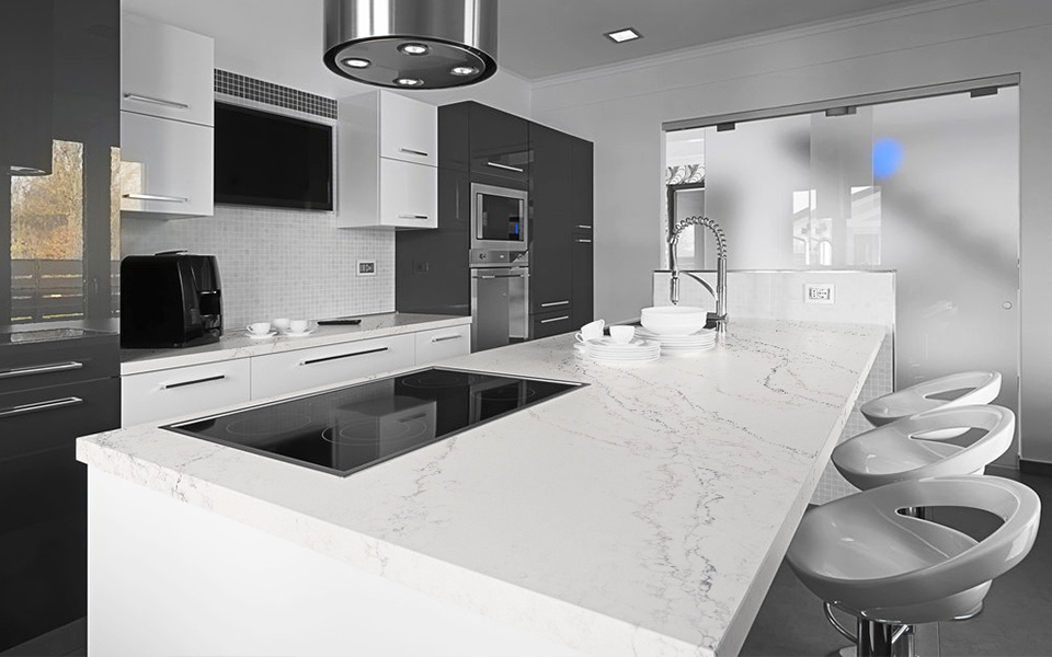 Quartz Calacatta Slab 6099