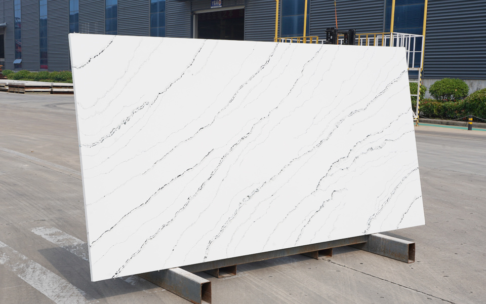 Jade Quartz Slab 9007