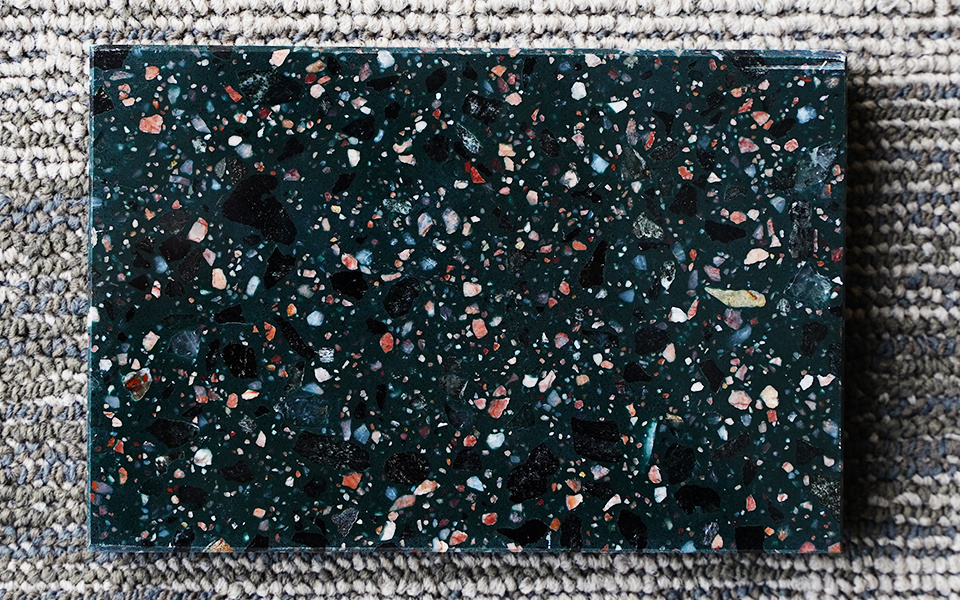 Jade Quartz slab HF-YS1809