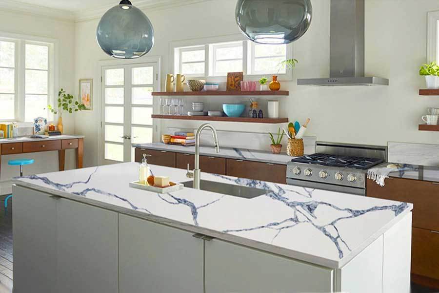 Calacatta Quartz Slab 8031