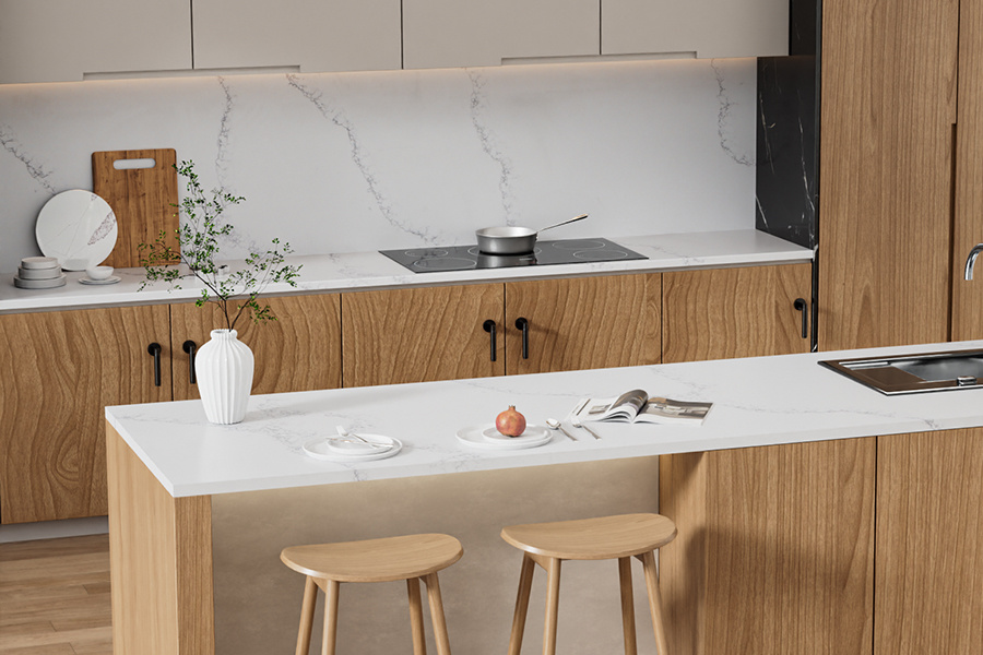 Quartz Calacatta Slab AU003