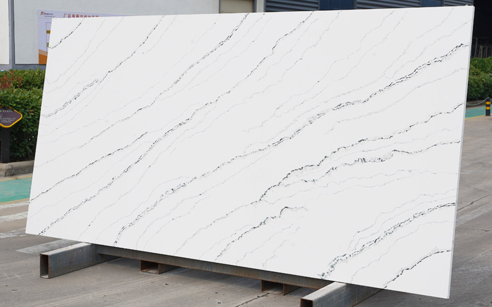 Jade Quartz Slab 9007