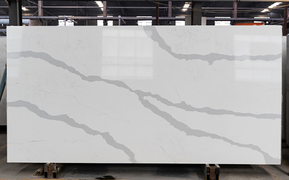 Calacatta Quartz Slab 9007