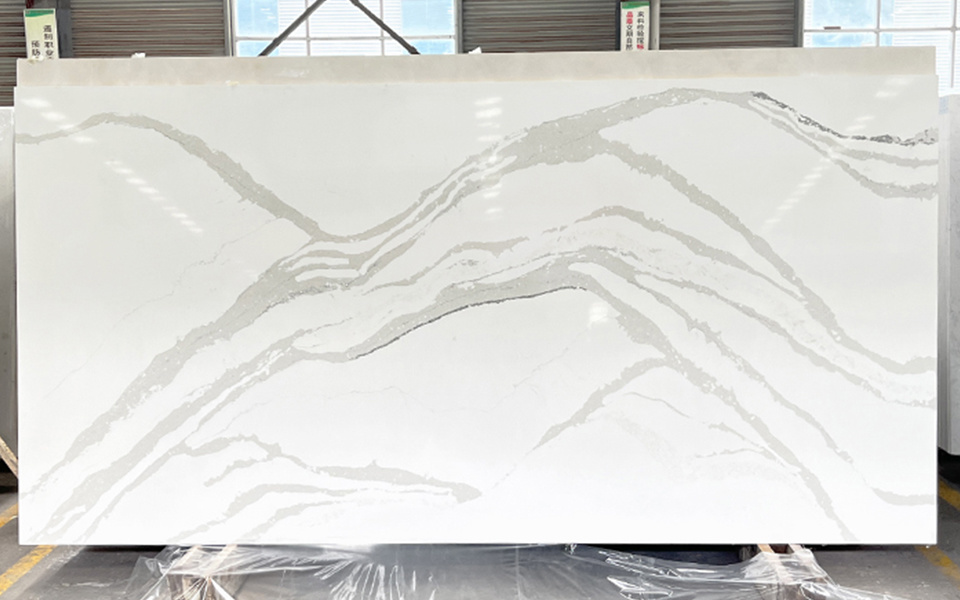 Calacatta Quartz Slab 1008