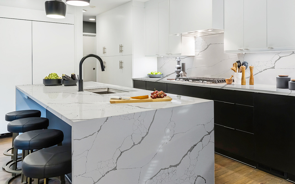 Calacatta Quartz Slab 6016