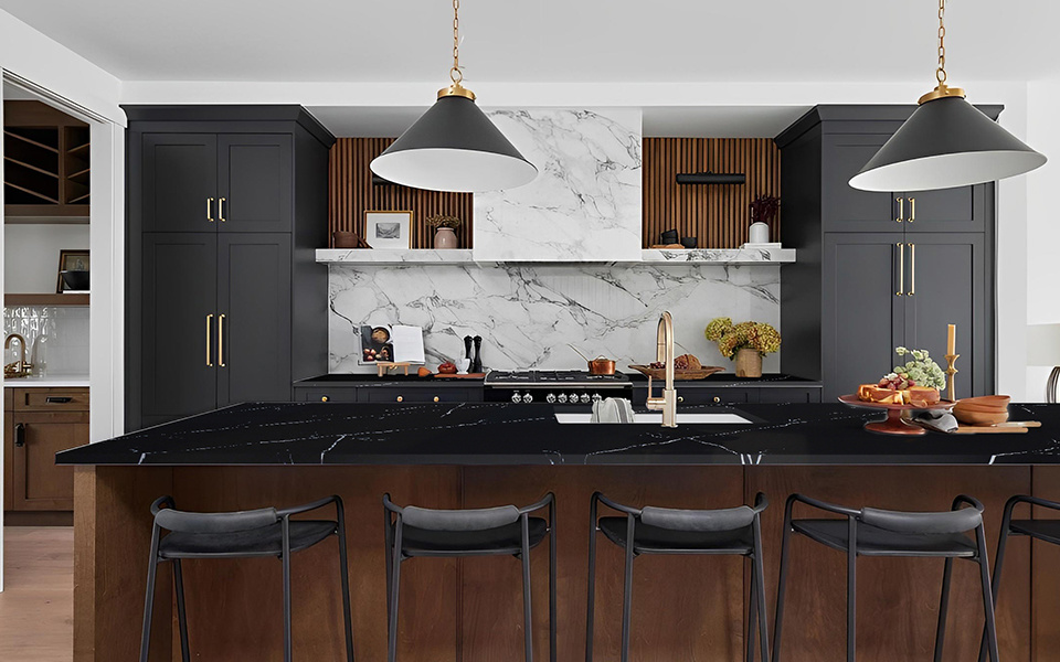 Quartz Calacatta Slab 3042
